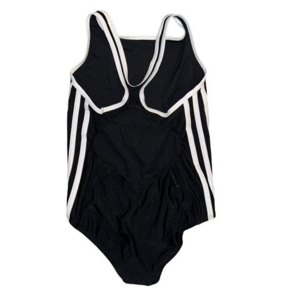 ADIDAS one piece swim suit kids black and white Infinitex - Picture 3 of 14